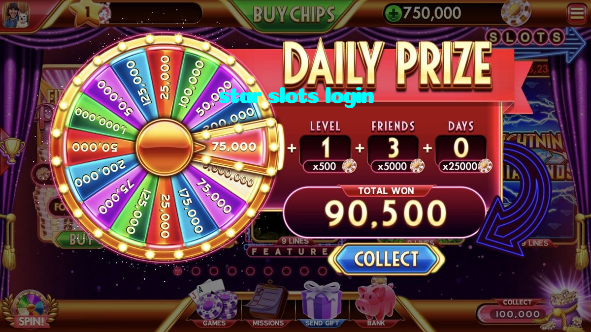 star slots login casino presented on mobile device in Pakistan with slots and live games